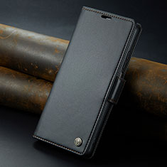 Funda de Cuero Cartera con Soporte Carcasa C02S para Xiaomi Redmi Note 12 Turbo 5G Negro