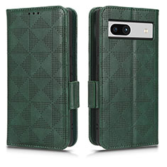 Funda de Cuero Cartera con Soporte Carcasa C02X para Google Pixel 7a 5G Verde