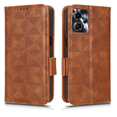 Funda de Cuero Cartera con Soporte Carcasa C02X para Motorola Moto G13 Marron