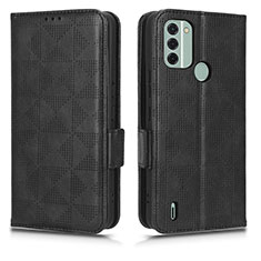 Funda de Cuero Cartera con Soporte Carcasa C02X para Nokia C31 Negro