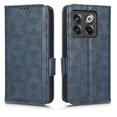 Funda de Cuero Cartera con Soporte Carcasa C02X para OnePlus Ace Pro 5G Azul