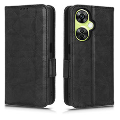 Funda de Cuero Cartera con Soporte Carcasa C02X para OnePlus Nord CE 3 5G Negro