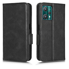 Funda de Cuero Cartera con Soporte Carcasa C02X para Realme 9 5G Negro