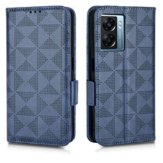 Funda de Cuero Cartera con Soporte Carcasa C02X para Realme Narzo 50 5G Azul