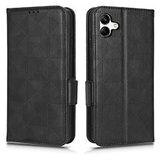 Funda de Cuero Cartera con Soporte Carcasa C02X para Samsung Galaxy A04E Negro