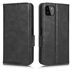 Funda de Cuero Cartera con Soporte Carcasa C02X para Samsung Galaxy A22 5G Negro