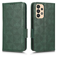 Funda de Cuero Cartera con Soporte Carcasa C02X para Samsung Galaxy A23 4G Verde