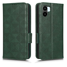 Funda de Cuero Cartera con Soporte Carcasa C02X para Xiaomi Poco C50 Verde