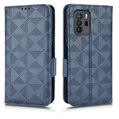 Funda de Cuero Cartera con Soporte Carcasa C02X para Xiaomi Poco X3 GT 5G Azul