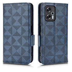 Funda de Cuero Cartera con Soporte Carcasa C02X para Xiaomi Redmi K50i 5G Azul