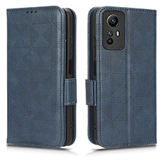 Funda de Cuero Cartera con Soporte Carcasa C02X para Xiaomi Redmi Note 12S Azul