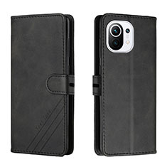 Funda de Cuero Cartera con Soporte Carcasa C03 para Xiaomi Mi 11 Lite 4G Negro