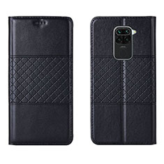 Funda de Cuero Cartera con Soporte Carcasa C03 para Xiaomi Redmi Note 9 Negro