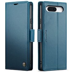 Funda de Cuero Cartera con Soporte Carcasa C03S para Google Pixel 8a 5G Azul