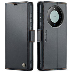 Funda de Cuero Cartera con Soporte Carcasa C03S para Huawei Mate 60 Pro Negro