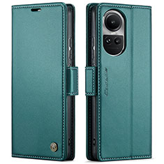 Funda de Cuero Cartera con Soporte Carcasa C03S para Oppo Reno10 5G Verde