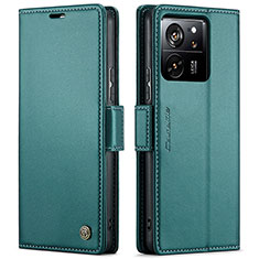 Funda de Cuero Cartera con Soporte Carcasa C03S para Xiaomi Mi 13T 5G Verde