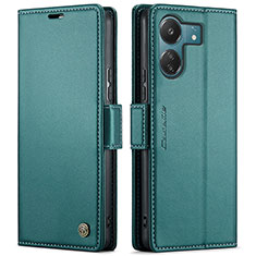 Funda de Cuero Cartera con Soporte Carcasa C03S para Xiaomi Poco C65 Verde