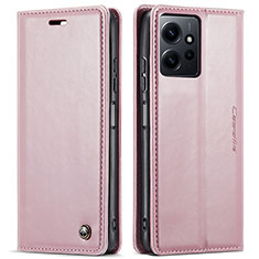 Funda de Cuero Cartera con Soporte Carcasa C03S para Xiaomi Redmi Note 12 4G Rosa