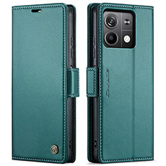 Funda de Cuero Cartera con Soporte Carcasa C03S para Xiaomi Redmi Note 13 5G Verde