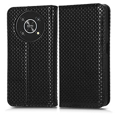 Funda de Cuero Cartera con Soporte Carcasa C03X para Huawei Honor Magic4 Lite 5G Negro