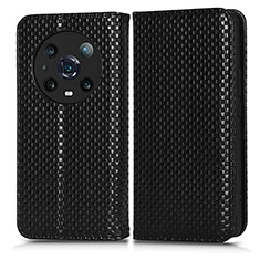 Funda de Cuero Cartera con Soporte Carcasa C03X para Huawei Honor Magic4 Pro 5G Negro