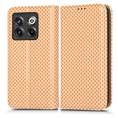 Funda de Cuero Cartera con Soporte Carcasa C03X para OnePlus 10T 5G Oro