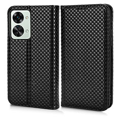 Funda de Cuero Cartera con Soporte Carcasa C03X para OnePlus Nord 2T 5G Negro