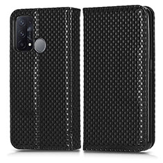 Funda de Cuero Cartera con Soporte Carcasa C03X para Oppo Reno5 A Negro