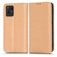 Funda de Cuero Cartera con Soporte Carcasa C03X para Realme Narzo 50 4G Oro