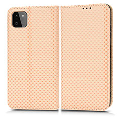 Funda de Cuero Cartera con Soporte Carcasa C03X para Samsung Galaxy A22 5G Oro