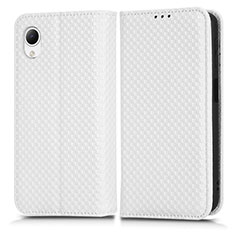 Funda de Cuero Cartera con Soporte Carcasa C03X para Samsung Galaxy A23 5G SC-56C Blanco