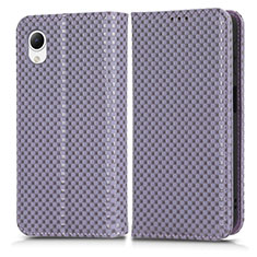 Funda de Cuero Cartera con Soporte Carcasa C03X para Samsung Galaxy A23 5G SC-56C Morado