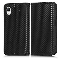 Funda de Cuero Cartera con Soporte Carcasa C03X para Samsung Galaxy A23 5G SC-56C Negro