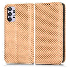 Funda de Cuero Cartera con Soporte Carcasa C03X para Samsung Galaxy A32 5G Oro