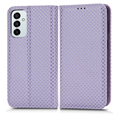 Funda de Cuero Cartera con Soporte Carcasa C03X para Samsung Galaxy F23 5G Morado