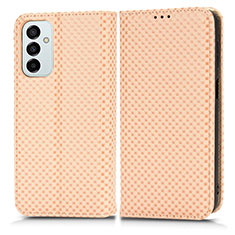 Funda de Cuero Cartera con Soporte Carcasa C03X para Samsung Galaxy F23 5G Oro