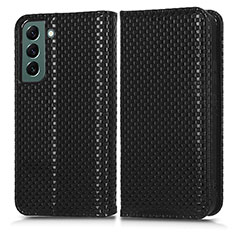 Funda de Cuero Cartera con Soporte Carcasa C03X para Samsung Galaxy S24 5G Negro