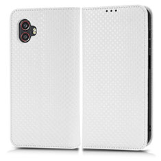 Funda de Cuero Cartera con Soporte Carcasa C03X para Samsung Galaxy XCover 6 Pro 5G Blanco