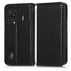 Funda de Cuero Cartera con Soporte Carcasa C03X para Xiaomi Black Shark 5 5G Negro