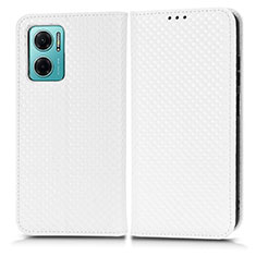 Funda de Cuero Cartera con Soporte Carcasa C03X para Xiaomi Redmi 10 5G Blanco