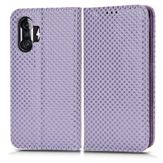 Funda de Cuero Cartera con Soporte Carcasa C03X para Xiaomi Redmi K40 Gaming 5G Morado