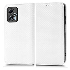 Funda de Cuero Cartera con Soporte Carcasa C03X para Xiaomi Redmi K50i 5G Blanco