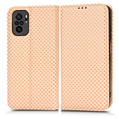 Funda de Cuero Cartera con Soporte Carcasa C03X para Xiaomi Redmi Note 11 SE India 4G Oro