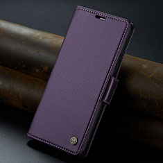 Funda de Cuero Cartera con Soporte Carcasa C04S para Oppo Reno10 5G Morado