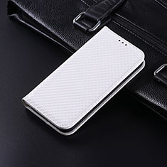 Funda de Cuero Cartera con Soporte Carcasa C04X para Huawei Honor X9 5G Blanco