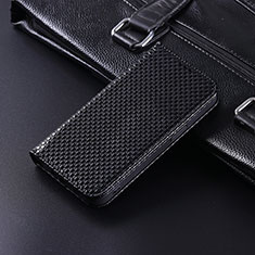 Funda de Cuero Cartera con Soporte Carcasa C04X para Xiaomi Redmi Note 10 5G Negro