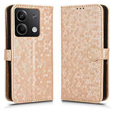 Funda de Cuero Cartera con Soporte Carcasa C04X para Xiaomi Redmi Note 13 5G Oro