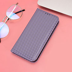 Funda de Cuero Cartera con Soporte Carcasa C05X para Huawei Honor Magic4 Pro 5G Morado