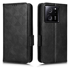 Funda de Cuero Cartera con Soporte Carcasa C05X para Xiaomi Mi 13T 5G Negro